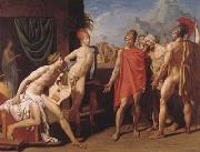 Jean Auguste Dominique Ingres Achilles Receives the Envoys of Agamemnon (mk04) oil painting reproduction